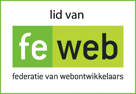 Lid van FeWeb, federatie van webontwikkelaars